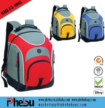 Comfortable padded bags for high school back pack(SHL15-005)