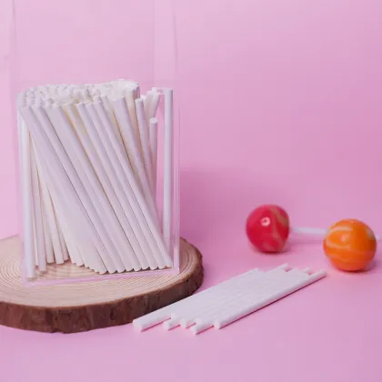 Eco-Friendly Food Grade Paper Lollipop Sticks for Cake Pops and Marshmallows