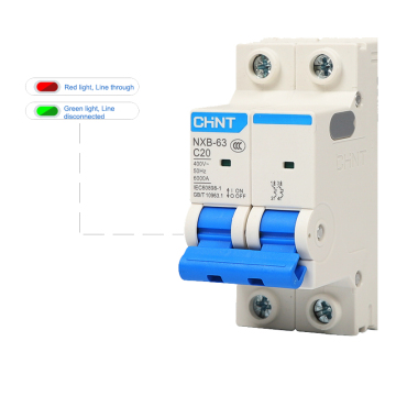 CHNT NXB-63 Series MCB المبيعات الساخنة: 1A-63A قواطع الدائرة المصغرة