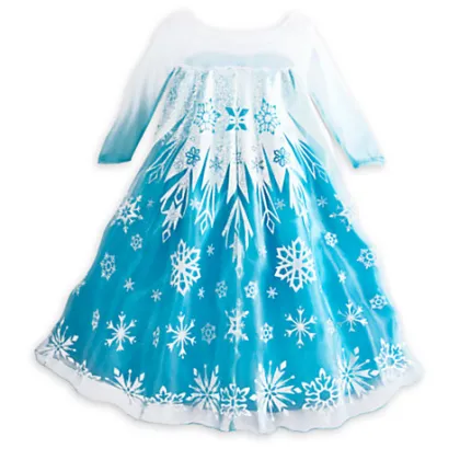 Girls' Frozen Costumes Elsa Anna Cosplay Fancy Dress
