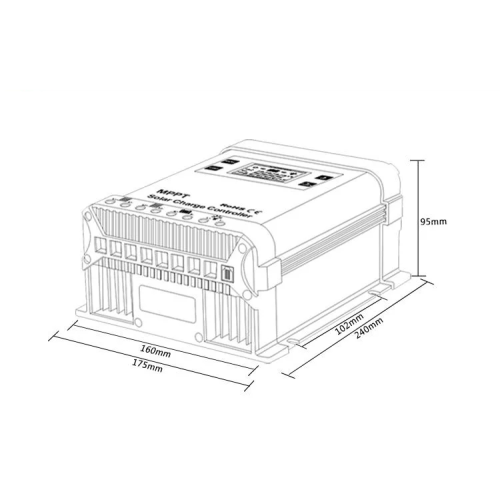 24V 60A Off Grid MPPT Solar Charge Controller