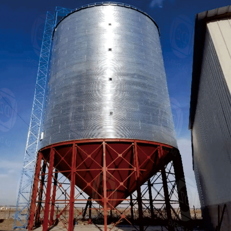 Corrosion-resistant sludge feeding silo