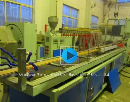wpc lesco profile extruder machine