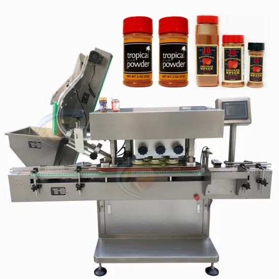 Shanghai Factory Automatic Bottle Jar Capping Machine