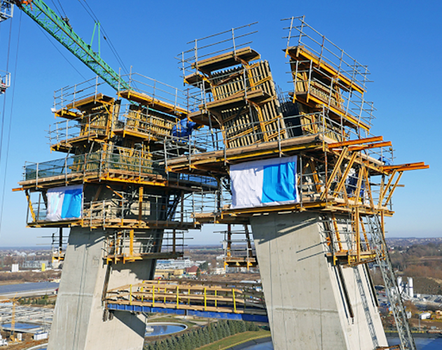 Sistema de cofragem de escalada de construção leve