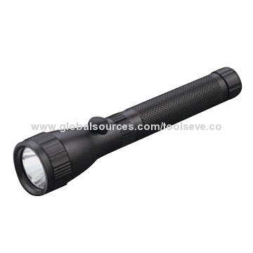 Classic rechargeable aluminium flashlight