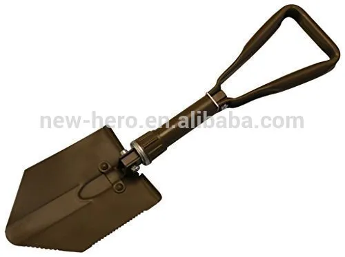 This folding shovel is heavy duty and easy to transport