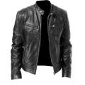 Custom Male Leather Jacket Design High Quality