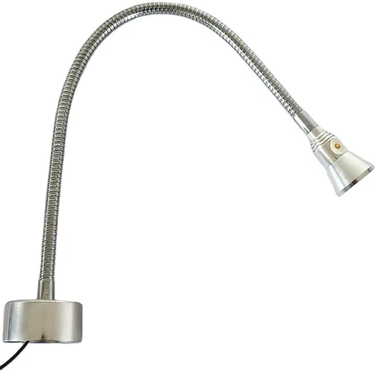 2W/3W LED Touch Switch Bedside Table Light - Flexible Gooseneck Bedtime Reading Wall Light