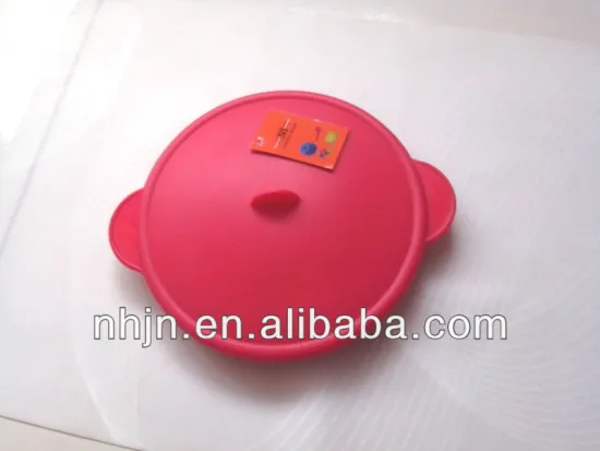 100% Food grade foldable silicone bowl with cover