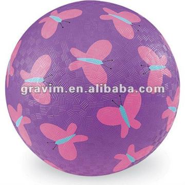 Butterfly Rubber Playground Ball