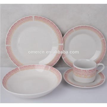 morden style full decal ceramic dinnerware/ cheap dinnerware/ cheap porcelain dinnerware wholesale