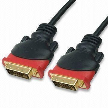 DVI Cable Assemblies, Made of PVC, Customized Colors and Lengths are Accepted