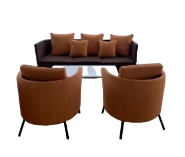 UV Resistant Fabric Upholstery for Luxury Hotel Outdoor Lounge Armchairs