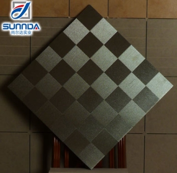 600x600 hot sales metal finish floor tiles,with crossed grid form tiles,glazed porcelain floor tile