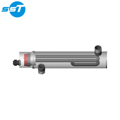 SST CE Certified Solar Water Heater Tube with Central Heat Pump and Electrical Heater