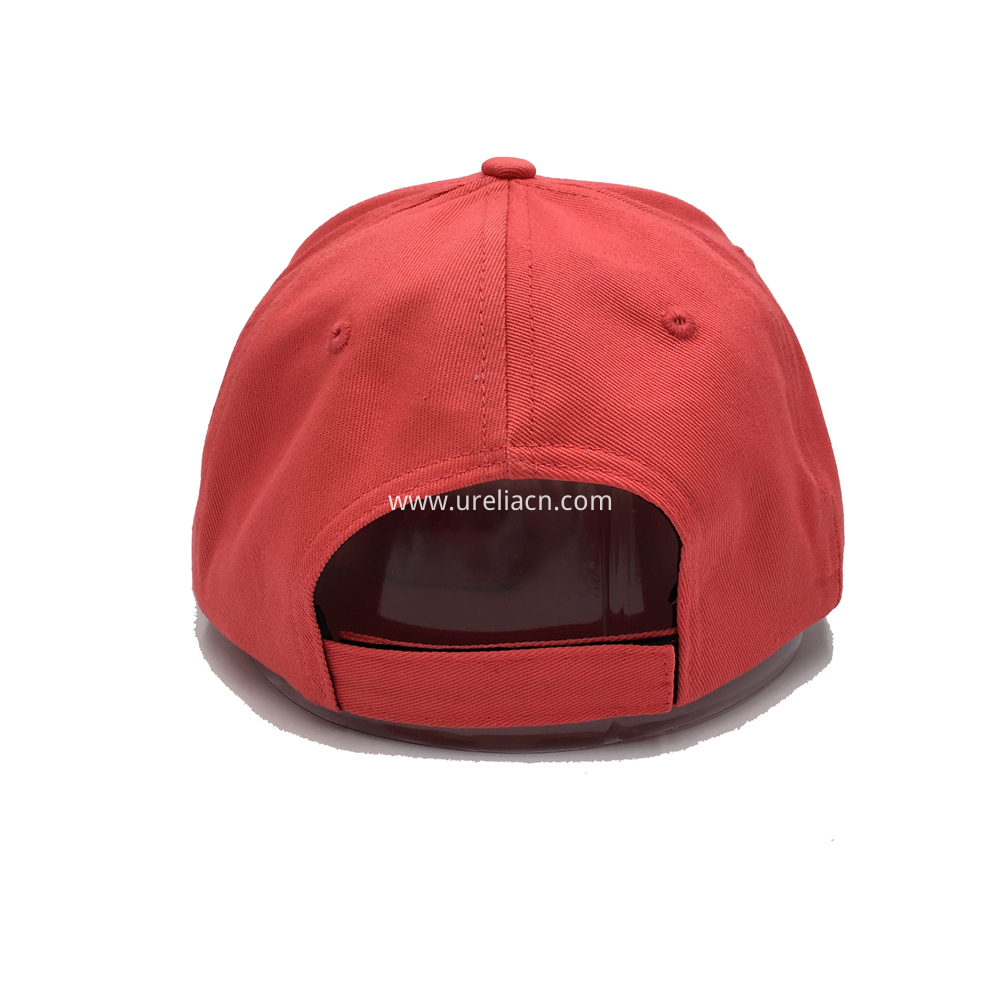 Cotton Baseball Cap With Led Lights Jpg