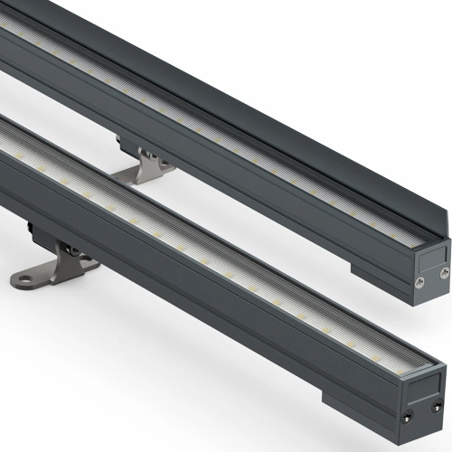 Iluminação externa LED para pátios comerciais