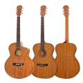 Kayu walnut murah 40 inci gitar akustik