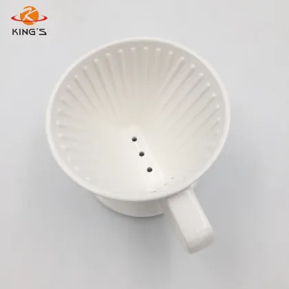 Customizable Logo 3 Hole Filter Cup Coffee Dripper - Ceramic Pour Over Coffee Dripper