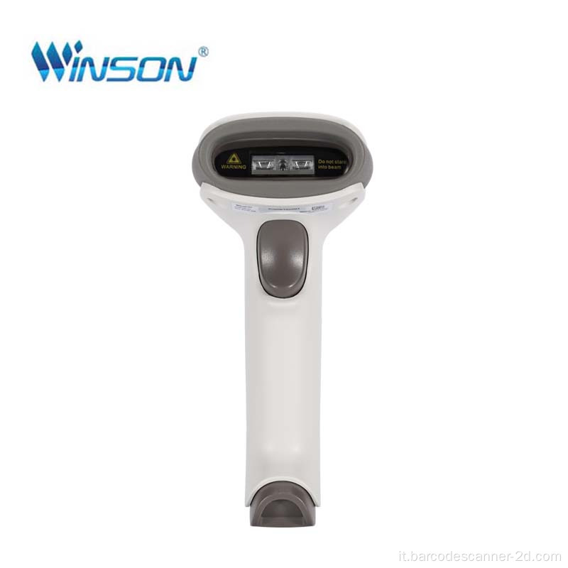 Scanner di codice a barre del contatore checkout