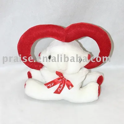 Double-face bear plush toy