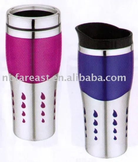 insulated coffee mug plastic