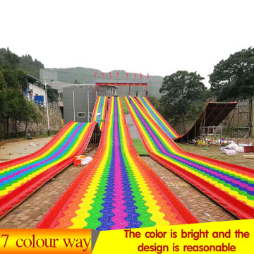 Rainbow Slide for outdoor amusement equipment
