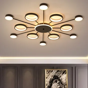 Bright recessed ceiling lamp for living room