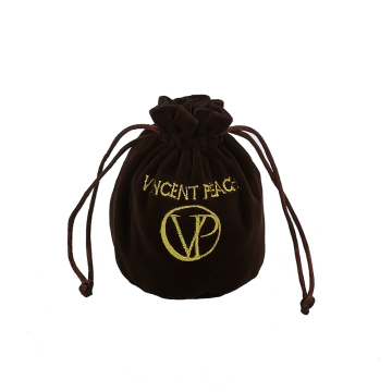 CUSTOM PRINTED VELVET DRAWSTRING POUCH