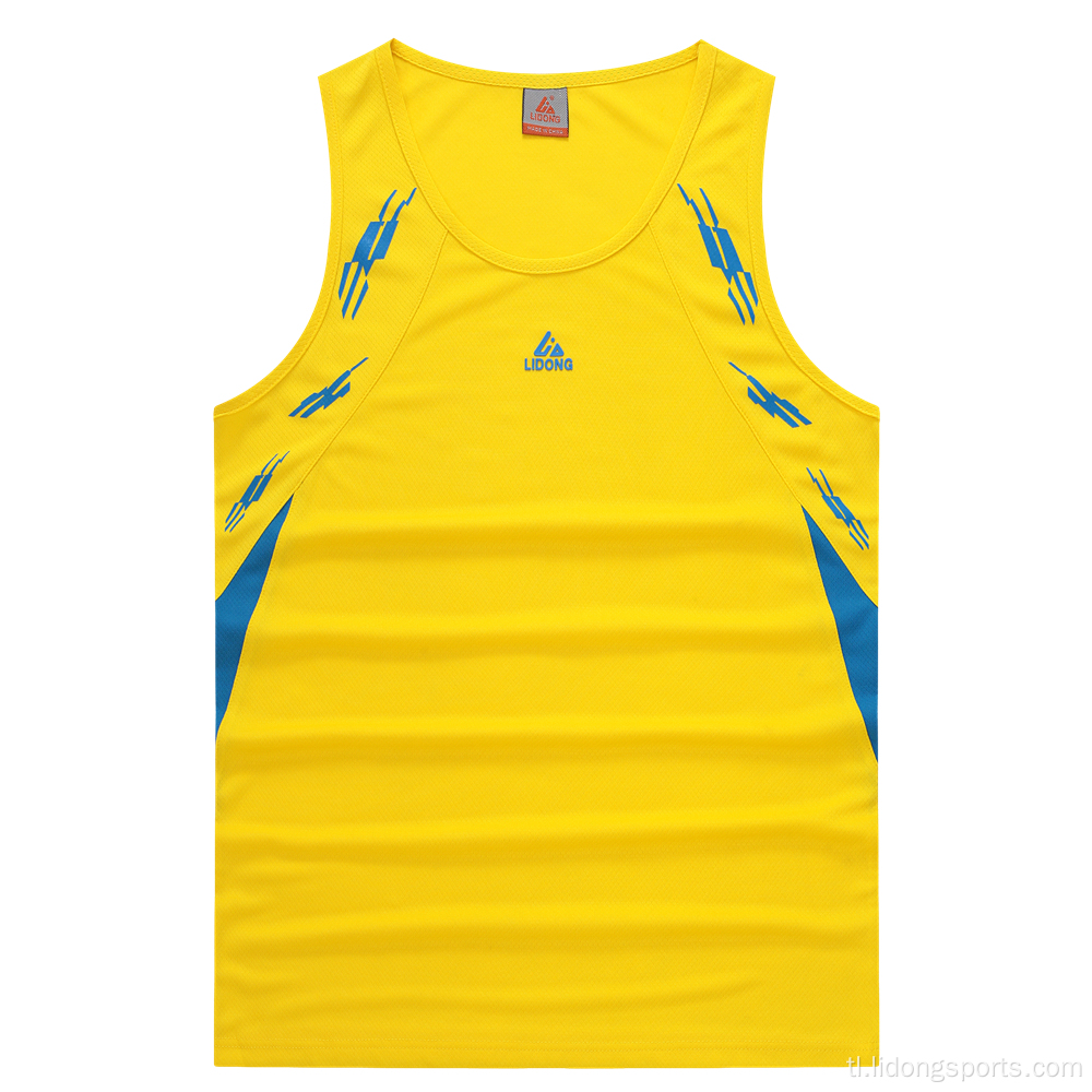 Pakyawan pasadyang track at field basketball jersey