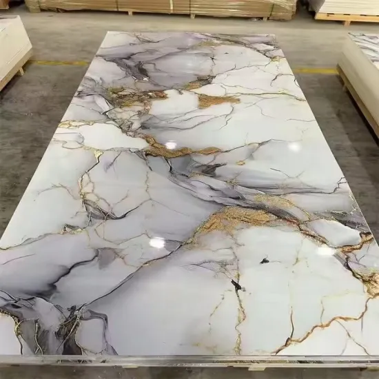 Wholesale PVC UV Marble Board Sheets for Hotel Interiors