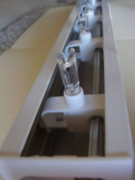 89mm Clear Plastic Window Blinds Accessories For Vertical Blinds