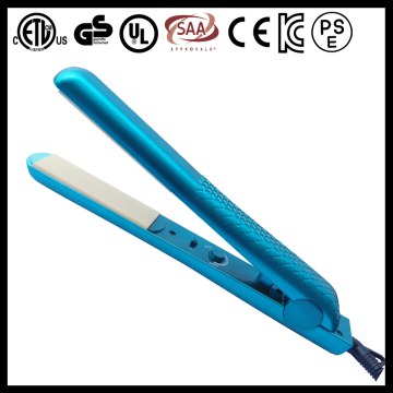 soft touch solid ceramic pure ceramic hair straightener with ETL up to 460F