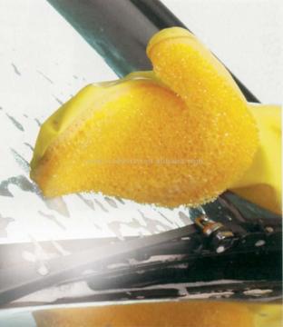 strainer compound sponge glove/cleaning gloves