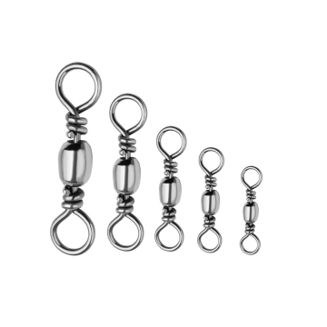 JOHNCOO Hot Sale Brass Barrel Swivels for Sea Fishing Tackle