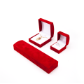 Elegant Red Velvet Jewelry Box