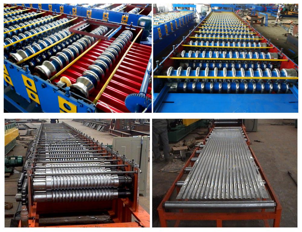 steel double layer machine