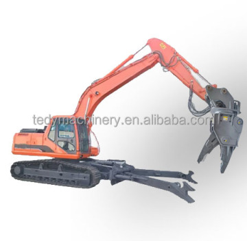 Hydraulische Baggerschere für Auto- und Reifenabbau