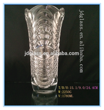 wedding clear crystal glass tall vase for centerpieces