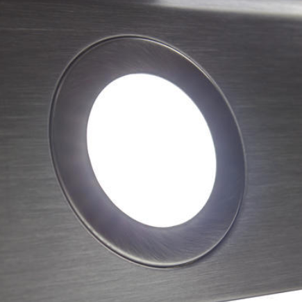 90cm Angled Glass and Steel Designer Chimney Cooker Hood