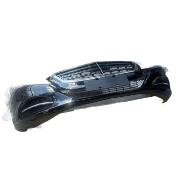 Used Plastic Carbon Black Front Bumper Assembly for Mercedes W222 S550 2013