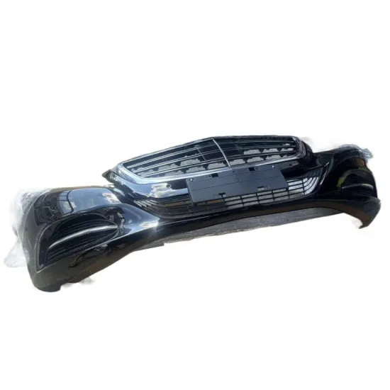 Used Plastic Carbon Black Front Bumper Assembly for Mercedes W222 S550 2013