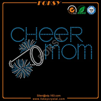 Mom heat transfer rhinestones wholesale