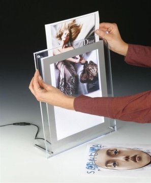 Crystal Light Box for Beauty Salon
