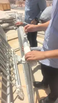 Desert Border Steel Fence