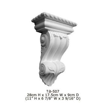 PU rigid foam corbels for exteirior decoration/ ceiling decorative accessories