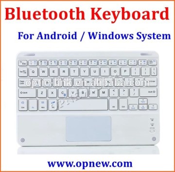Opnew factory wholesale mini bluetooth keyboard for tablet with PU leather cover