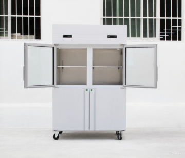 Durable Commercial Freezer with Four Doors Design