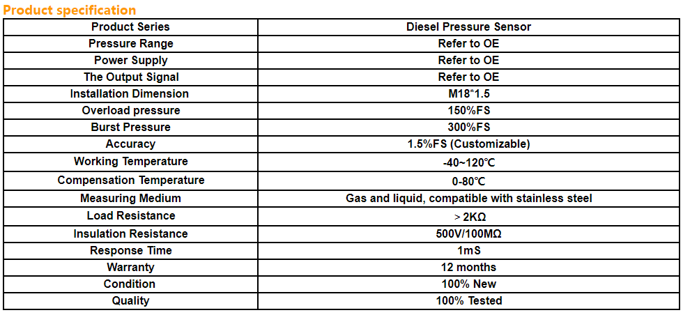 HM5700J Diesel Sensor